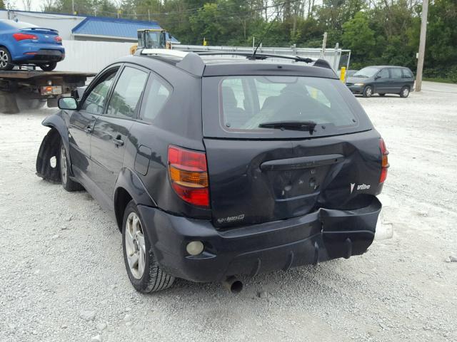 5Y2SL62824Z445878 - 2004 PONTIAC VIBE BLACK photo 3