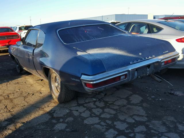 235370B124333 - 1970 PONTIAC LEMANS BLUE photo 3