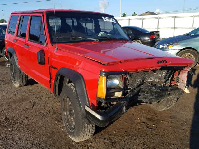 1J4FT28S9SL559562 - 1995 JEEP CHEROKEE S RED photo 1