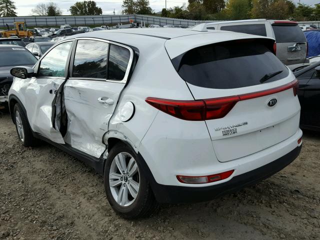 KNDPM3AC7H7158111 - 2017 KIA SPORTAGE L WHITE photo 3