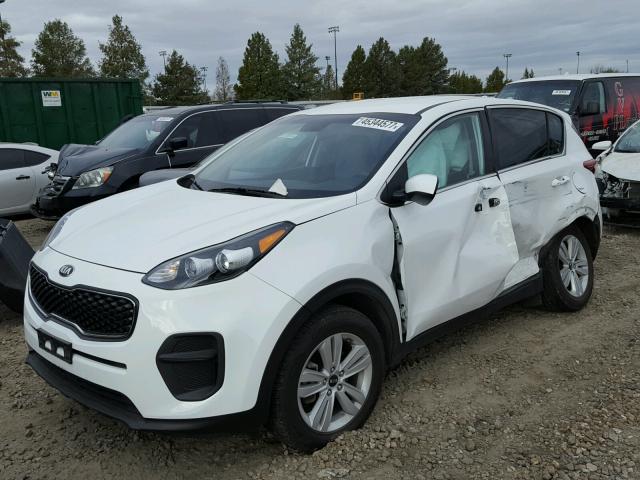 KNDPM3AC7H7158111 - 2017 KIA SPORTAGE L WHITE photo 9