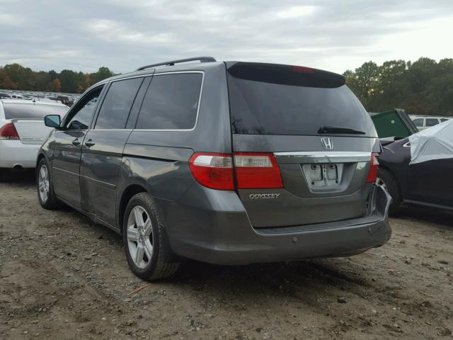 5FNRL388X7B054153 - 2007 HONDA ODYSSEY TO GRAY photo 3