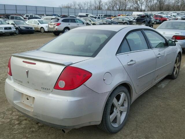 1G2ZM587X74132474 - 2007 PONTIAC G6 GTP SILVER photo 4