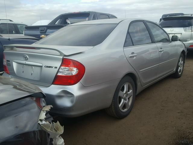 4T1BE32K04U807560 - 2004 TOYOTA CAMRY SILVER photo 4