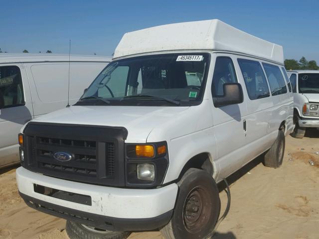 1FTNS24W18DB57065 - 2008 FORD ECONOLINE WHITE photo 2