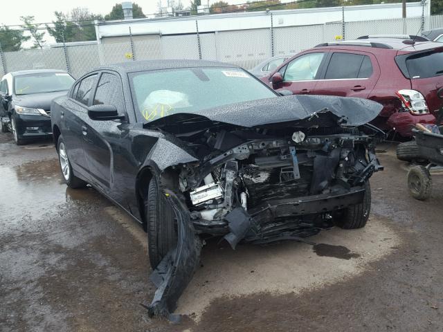 2C3CDXBG9FH870567 - 2015 DODGE CHARGER SE BLACK photo 1