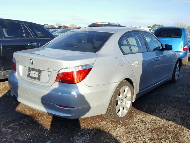 WBANV93508CZ69503 - 2008 BMW 535 XI SILVER photo 4