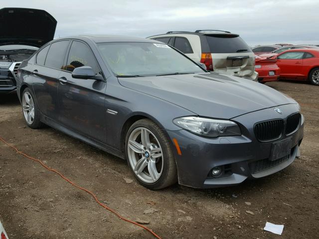 WBA5B1C52FG127519 - 2015 BMW 535 I GRAY photo 1