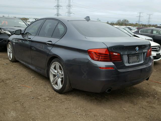 WBA5B1C52FG127519 - 2015 BMW 535 I GRAY photo 3