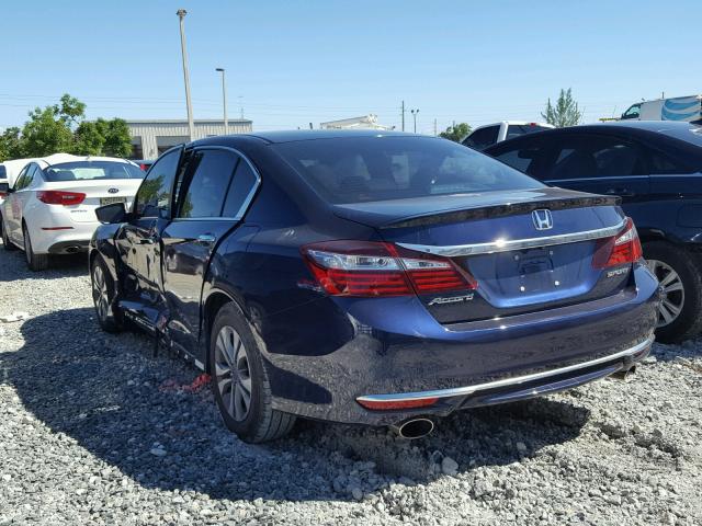 1HGCR2F60GA060859 - 2016 HONDA ACCORD SPO BLUE photo 3