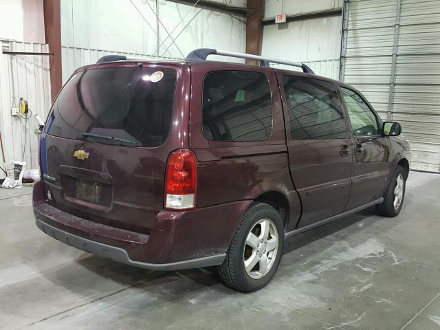 1GNDV33118D100872 - 2008 CHEVROLET UPLANDER L MAROON photo 4