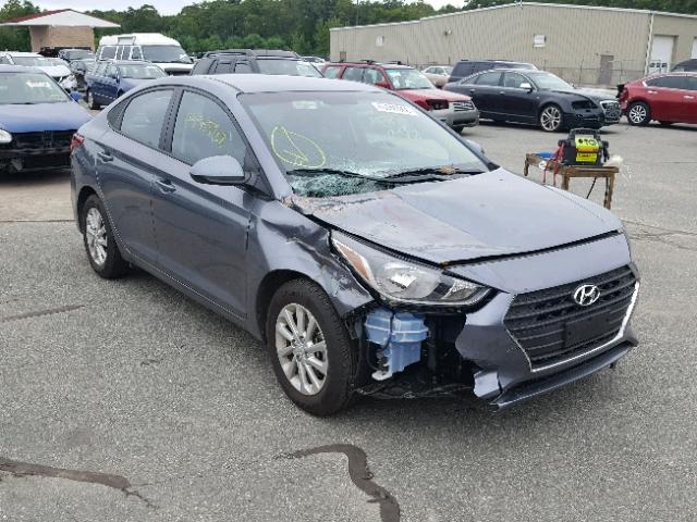 3KPC24A37JE017734 - 2018 HYUNDAI ACCENT SEL GRAY photo 1