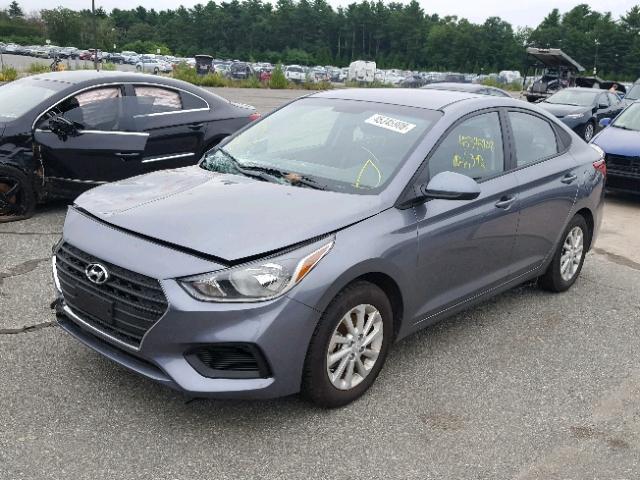 3KPC24A37JE017734 - 2018 HYUNDAI ACCENT SEL GRAY photo 2