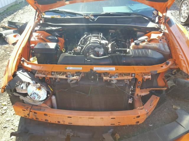 2C3CDYBT0CH158432 - 2012 DODGE CHALLENGER ORANGE photo 7