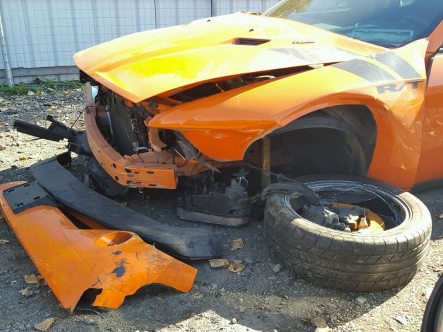 2C3CDYBT0CH158432 - 2012 DODGE CHALLENGER ORANGE photo 9