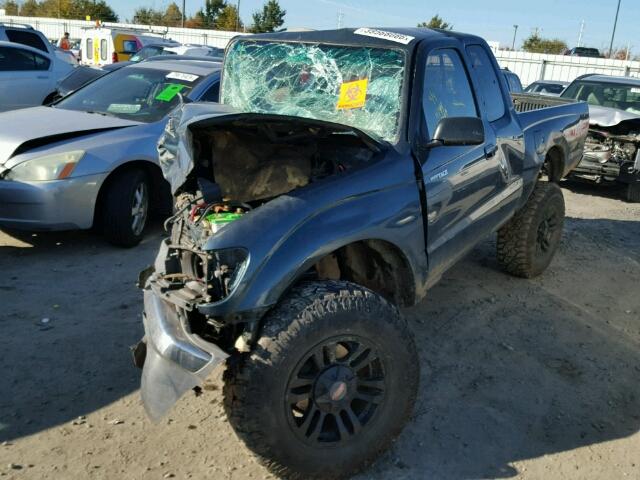 4TAWN72N1WZ135517 - 1998 TOYOTA TACOMA XTR GREEN photo 2