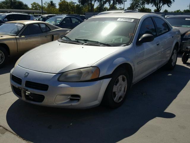 1C3EL46X02N238661 - 2002 CHRYSLER SEBRING LX GRAY photo 2