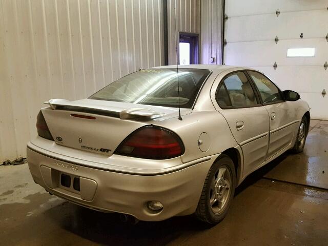 1G2NW52E73M581671 - 2003 PONTIAC GRAND AM G SILVER photo 4