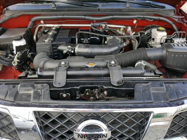 1N6BD0CTXHN723627 - 2017 NISSAN FRONTIER S RED photo 7