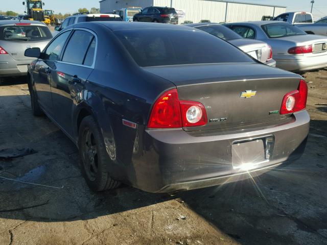 1G1ZA5E09AF288411 - 2010 CHEVROLET MALIBU LS GRAY photo 3