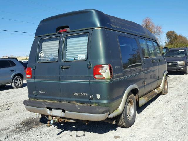 2B6HB11Z81K521813 - 2001 DODGE RAM VAN B1 GREEN photo 4