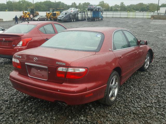 JM1TA2224Y1603401 - 2000 MAZDA MILLENIA S RED photo 4