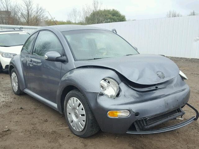 3VWBK31C24M412854 - 2004 VOLKSWAGEN NEW BEETLE GRAY photo 1