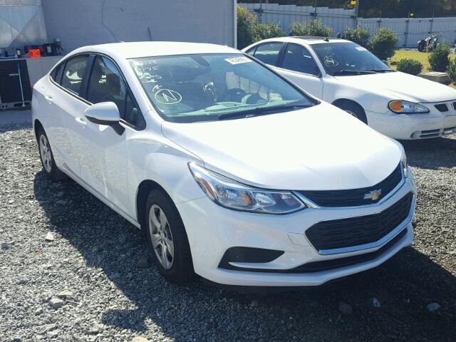 1G1BC5SM7H7109175 - 2017 CHEVROLET CRUZE LS WHITE photo 1