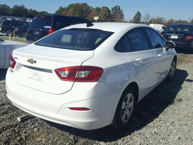 1G1BC5SM7H7109175 - 2017 CHEVROLET CRUZE LS WHITE photo 4