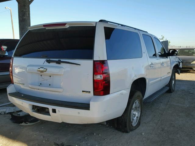 3GNFK16358G188203 - 2008 CHEVROLET SUBURBAN K WHITE photo 4