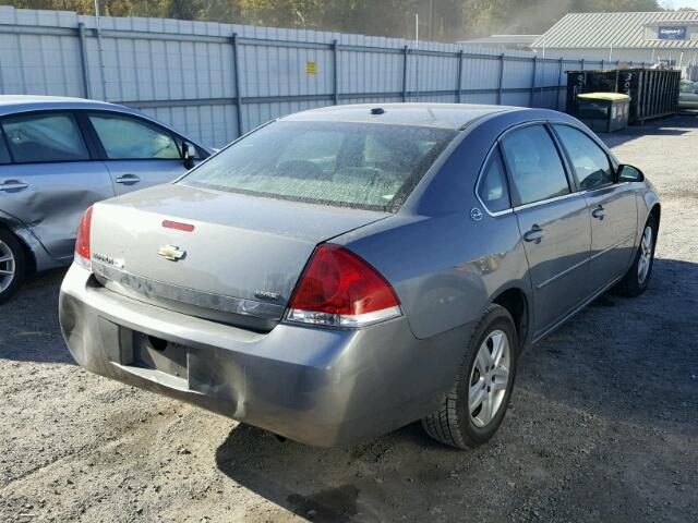 2G1WB58K279293478 - 2007 CHEVROLET IMPALA LS GRAY photo 4