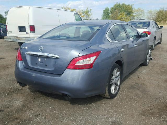 1N4AA5AP0AC868743 - 2010 NISSAN MAXIMA S BLUE photo 4