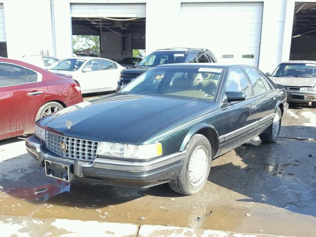 1G6KS52B9PU818489 - 1993 CADILLAC SEVILLE GREEN photo 2