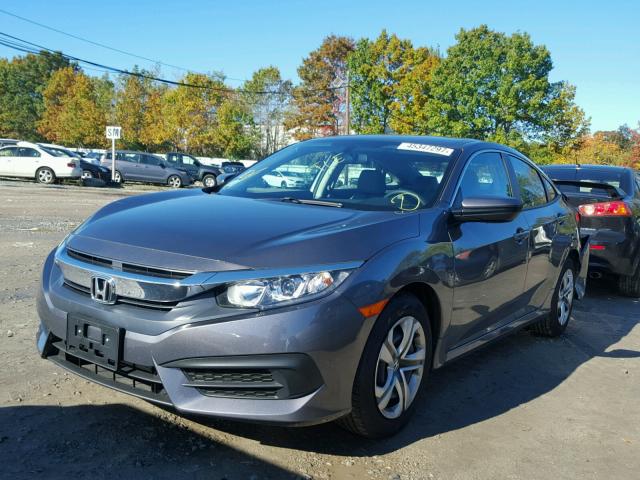 19XFC2F53HE219635 - 2017 HONDA CIVIC LX GRAY photo 2