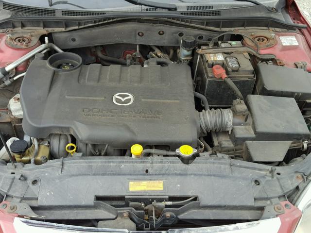 1YVFP80C335M54257 - 2003 MAZDA 6 I RED photo 7