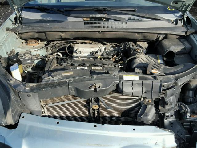 KM8JM12B05U184638 - 2005 HYUNDAI TUCSON GL BLUE photo 7