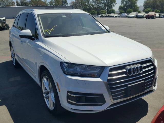 WA1VAAF79HD026284 - 2017 AUDI Q7 PRESTIG WHITE photo 1