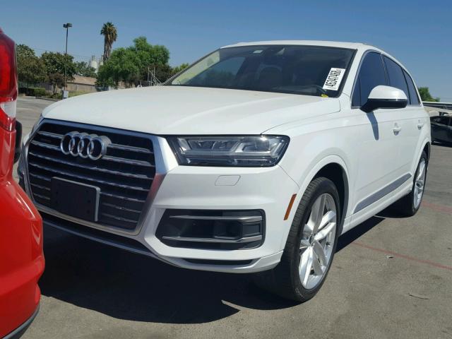 WA1VAAF79HD026284 - 2017 AUDI Q7 PRESTIG WHITE photo 2