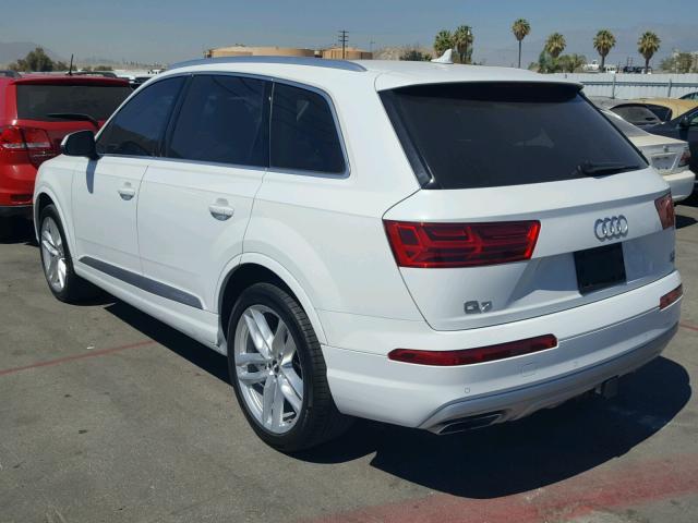 WA1VAAF79HD026284 - 2017 AUDI Q7 PRESTIG WHITE photo 3