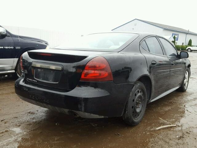 2G2WP542551176315 - 2005 PONTIAC GRAND PRIX BLACK photo 4