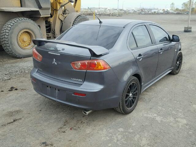 JA3AU26U69U604297 - 2009 MITSUBISHI LANCER ES/ GRAY photo 4