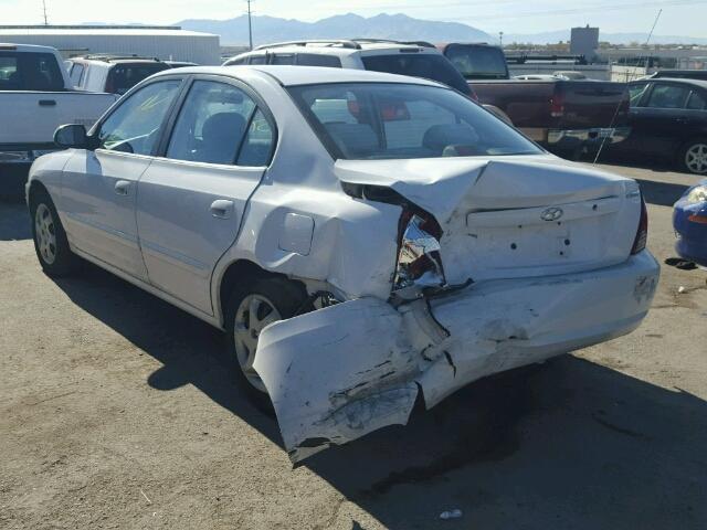 KMHDN46D75U952980 - 2005 HYUNDAI ELANTRA WHITE photo 3