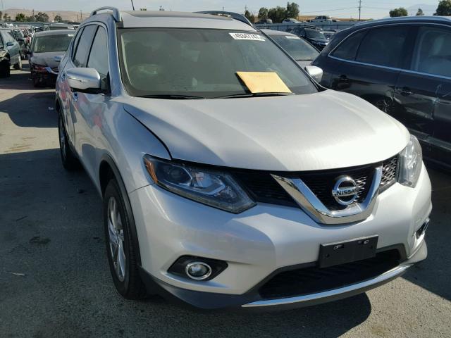 5N1AT2MT1FC846796 - 2015 NISSAN ROGUE S SILVER photo 1