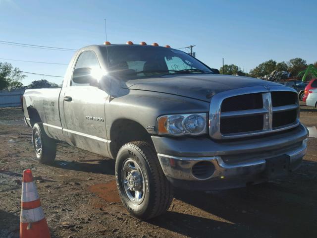 3D7KS26D35G827489 - 2005 DODGE RAM 2500 SILVER photo 1