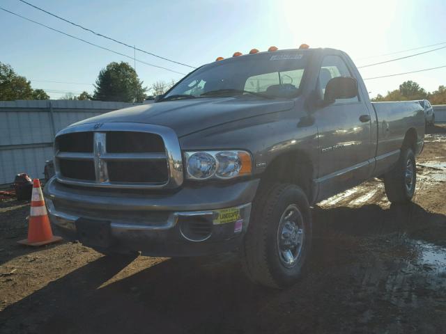 3D7KS26D35G827489 - 2005 DODGE RAM 2500 SILVER photo 2