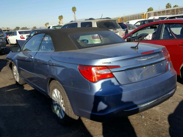 1C3BC2EB1BN549481 - 2011 CHRYSLER 200 TOURIN BLUE photo 3