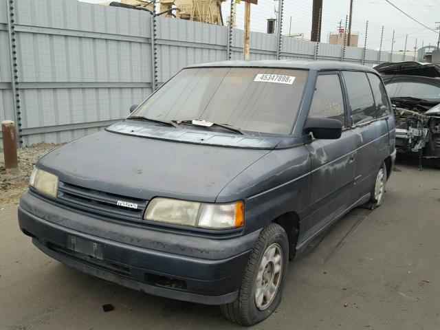 JM3LV522XN0404819 - 1992 MAZDA MPV WAGON BLUE photo 2