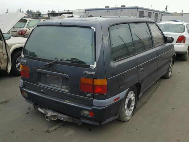 JM3LV522XN0404819 - 1992 MAZDA MPV WAGON BLUE photo 4