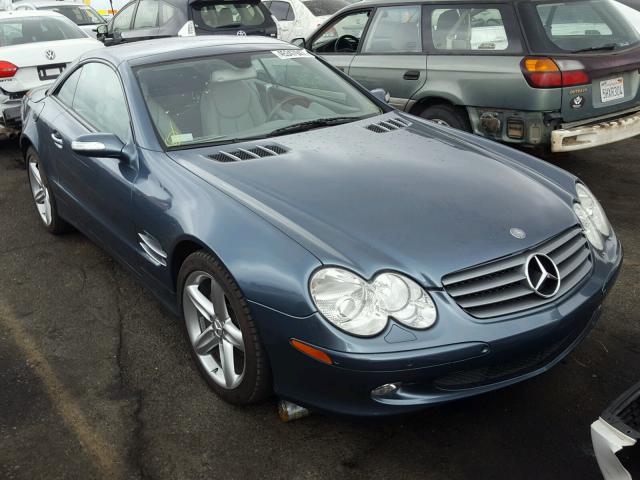 WDBSK75F25F097987 - 2005 MERCEDES-BENZ SL 500 BLUE photo 1