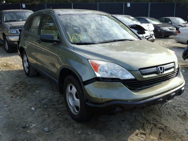 5J6RE48378L021219 - 2008 HONDA CR-V LX GREEN photo 1